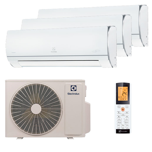 Мультисплит система на 3 комнаты Electrolux EACS/I-09HP FMI/N8_ERP_25Y x 3 / EACO/I-24 FMI-3/N8_ERP