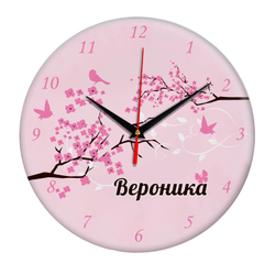 Часы именной подарок "Вероника"