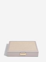 Органайзер для украшений Stackers Classic Jewellery Box Lid - Taupe Woven (Sage Green / светло-зеленый / Sage Green)