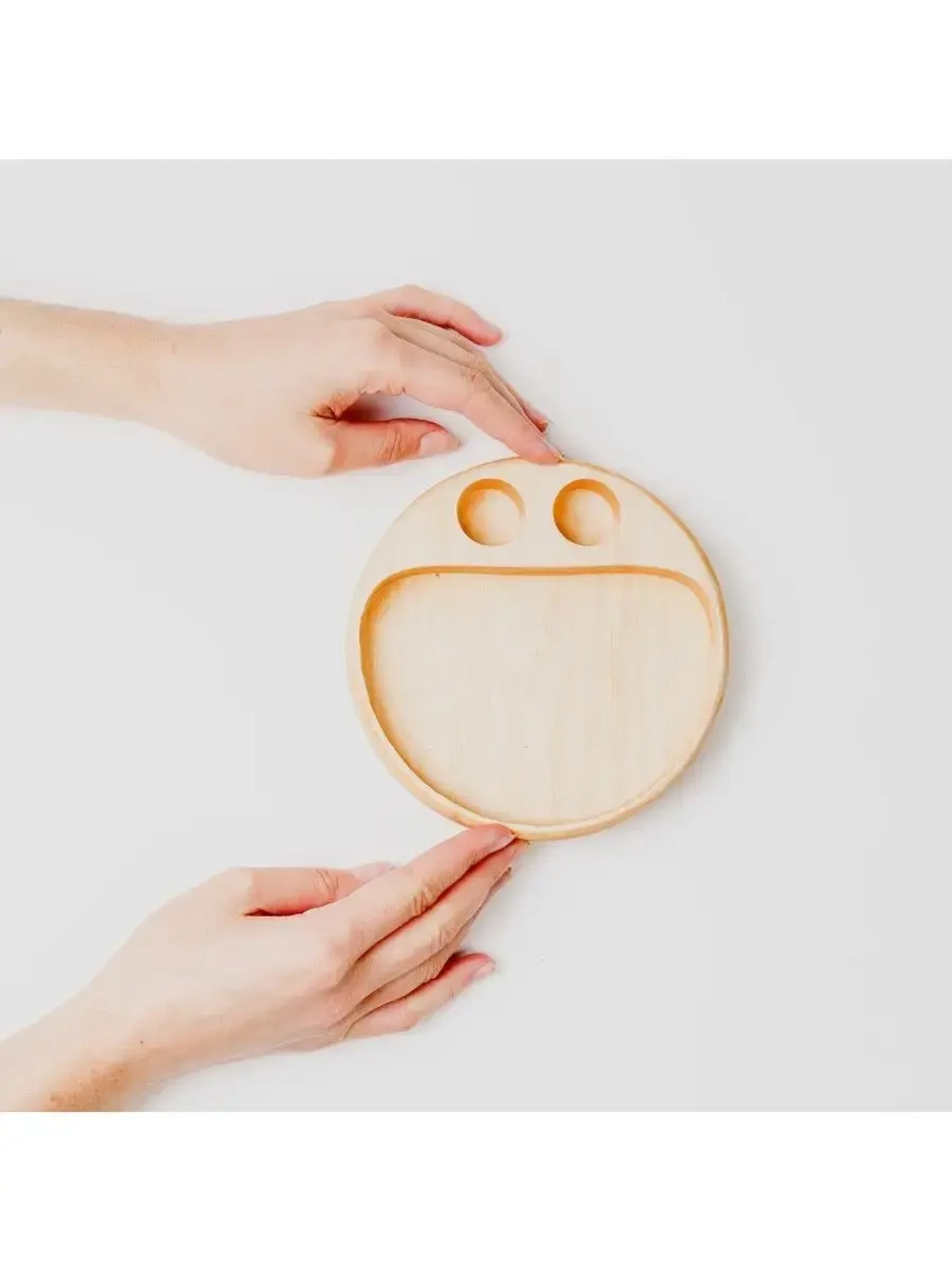 Деревянная менажница "Смайл" из кедра