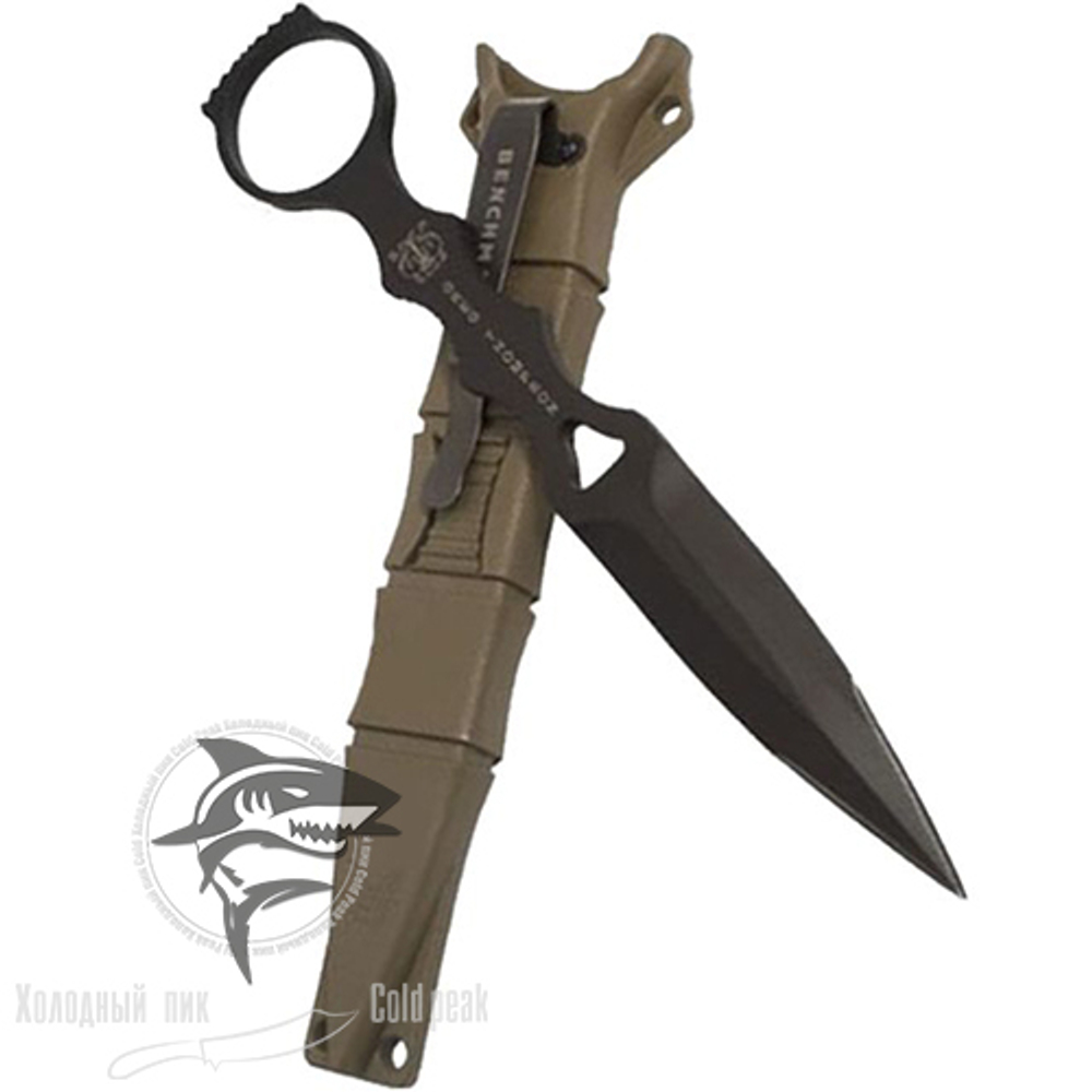 Нож Benchmade 176 SOCP DAGGER , коричневый чехол