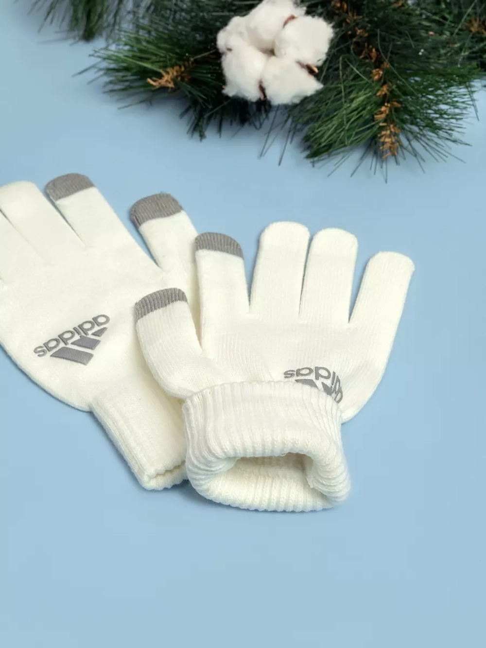 перчатки зимние трикотажные Adidas