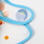 6486197 Нагрудник детский непромокаемый «Крошка - помпошка» (с помпошками), МИКС