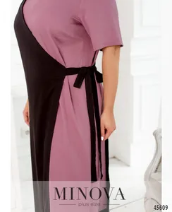 Платье 2288Б-фреза-черный Minova