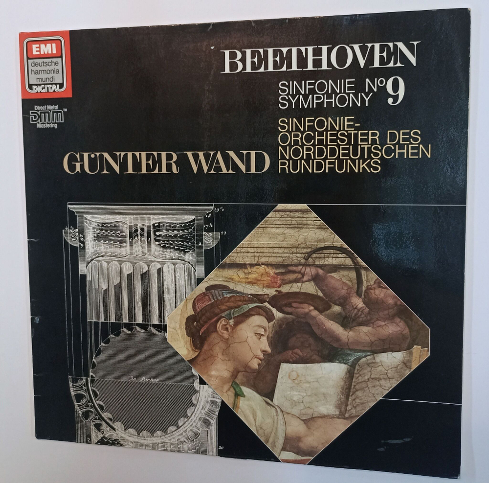 Винтажная виниловая пластинка LP Beethoven Бетховен Симфоиня № 9, Symphony N 9 (Germany 1987)