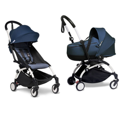 Коляска 2 в 1 BABYZEN YOYO² Bassinet белое шасси