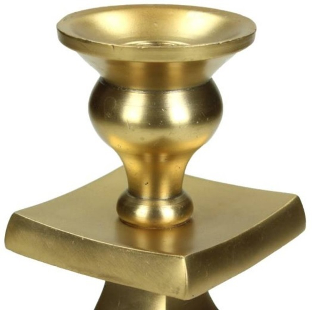 Подсвечник золотой, 18 см [Арт. WER-2625]