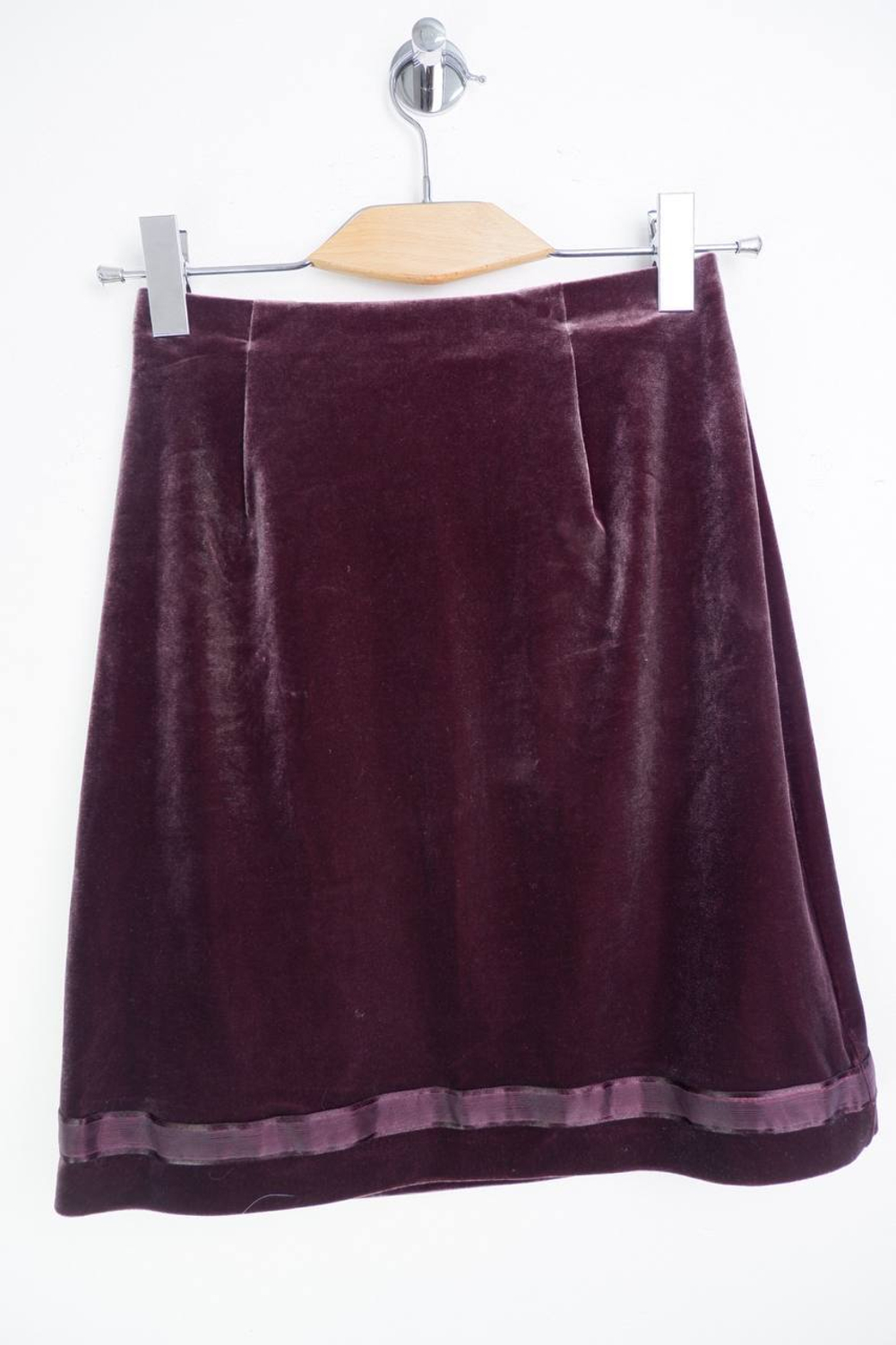 Юбка мягкая бархатная, визуально 42 размер