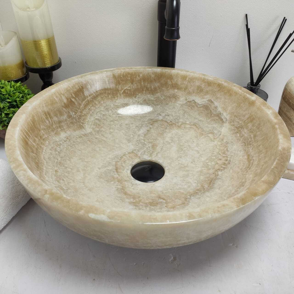 Раковина из оникса Bowl Sunset TinLip BO-60595 45*45*15