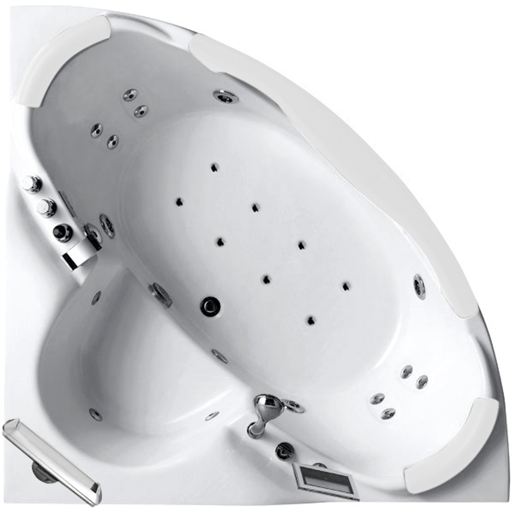 Акриловая ванна Gemy G9025 II O 155x155 с гидромассажем