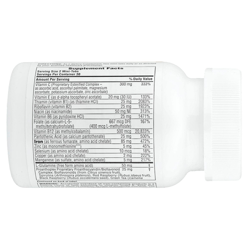 NaturesPlus, Hema-Plex®, 60 мини-таблеток с медленным высвобождением