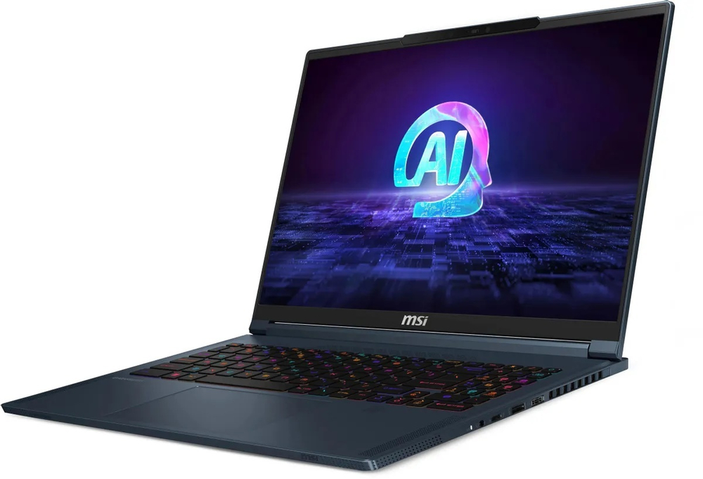 Ноутбук  MSI Stealth 16 AI Studio A1VIG-062RU 16 ", Ultra, 32 Гб RAM, 2 Тб SSD, GeForce RTX 4090, Темно-синий