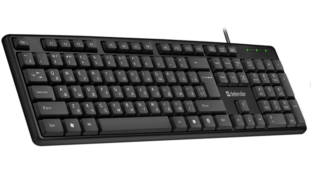 Клавиатура проводная Defender HB-520 Layout USB