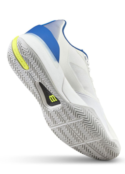 Мужские теннисные кроссовки Wilson Rush Tour 5 - white/deja vu blue/lunar rock