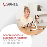 Велотренажёр для рук и ног Армед HJ-088A Стальной