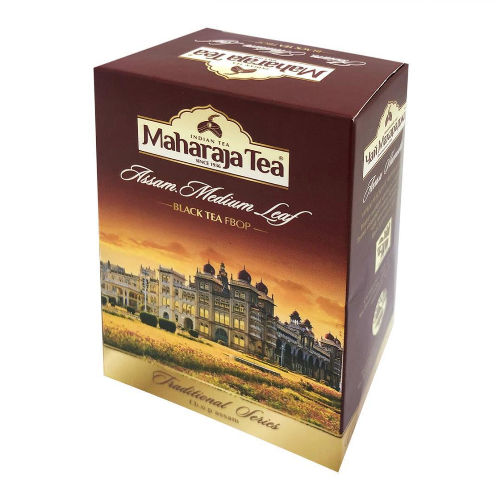 Чай Maharaja Ассам Листовой черный байховый Traditional Series Assam Medium Leaf FBOP 100 г