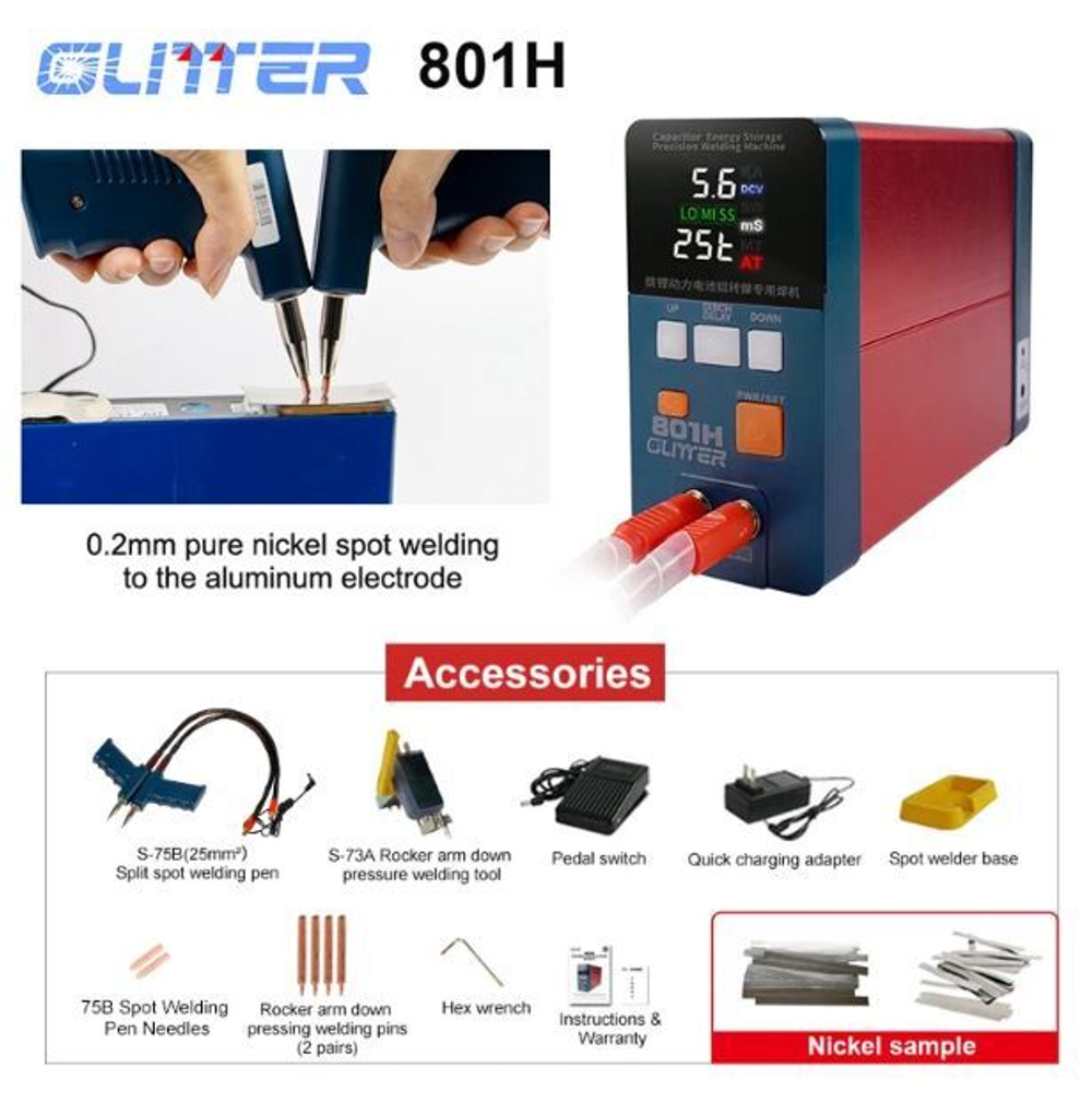 Машина для сварки Glitter 801H 73SA 75B