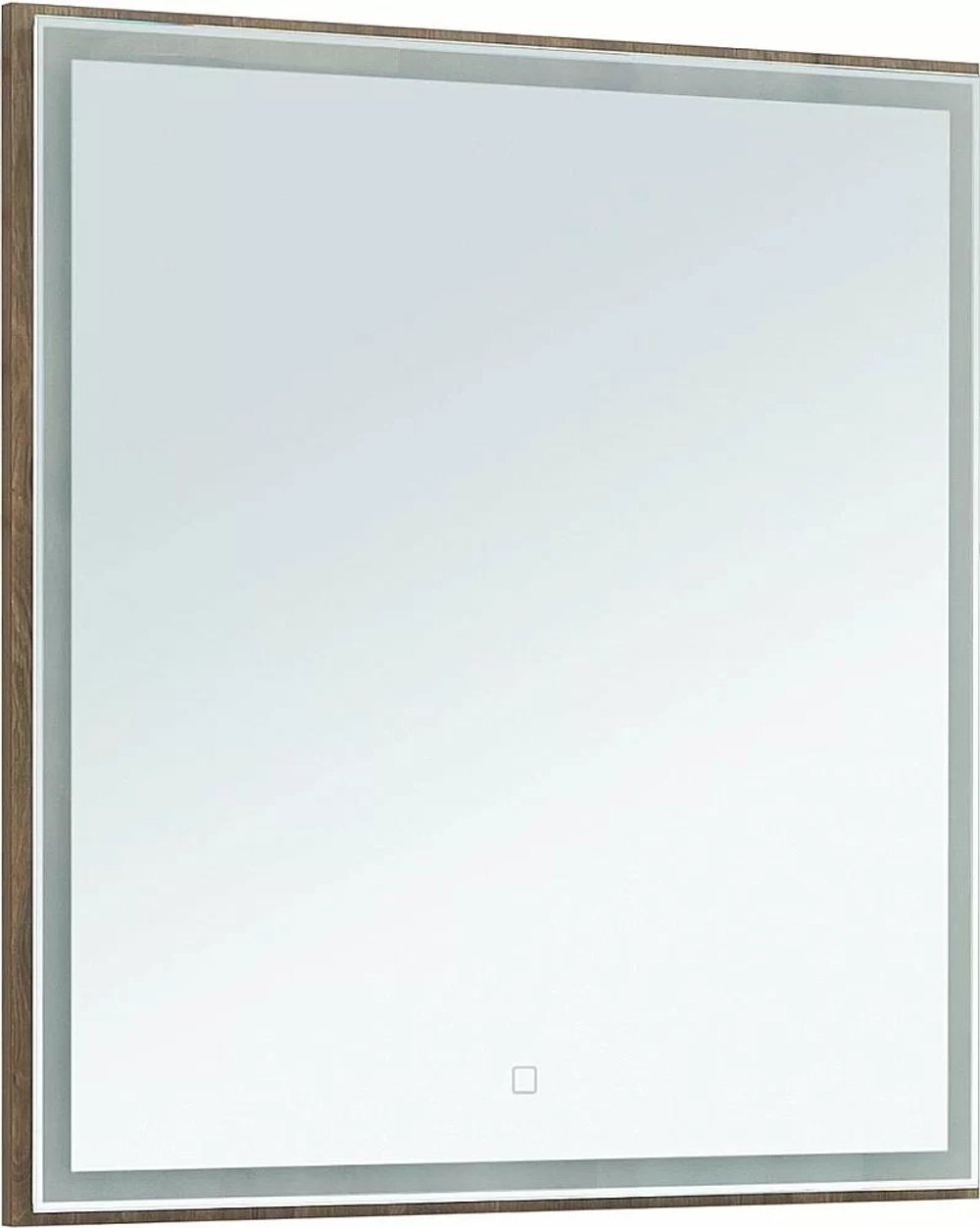 Тумба с раковиной Aquanet Nova Lite 75 с зеркалом, 2 дверцы дуб рошелье