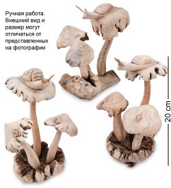 50-002 Статуэтка «Улитка на грибе» 20 см