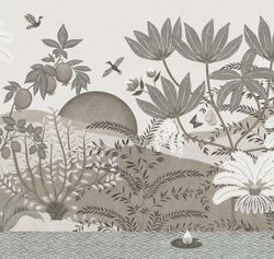 Пейзаж 2 Гранатовый оазис панно