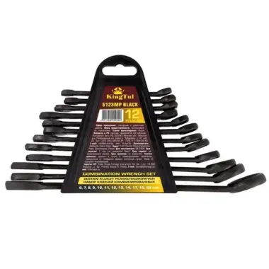 Набор ключей комбинированных 12пр. KINGTUL KT-5123MP BLACK
