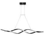 736437 Люстра ROTONDA 50W LED 3060LM 120G ЧЕРНЫЙ 3000-6000K