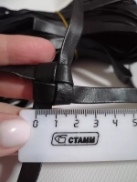 Полоска шнур из кожи 10 мм