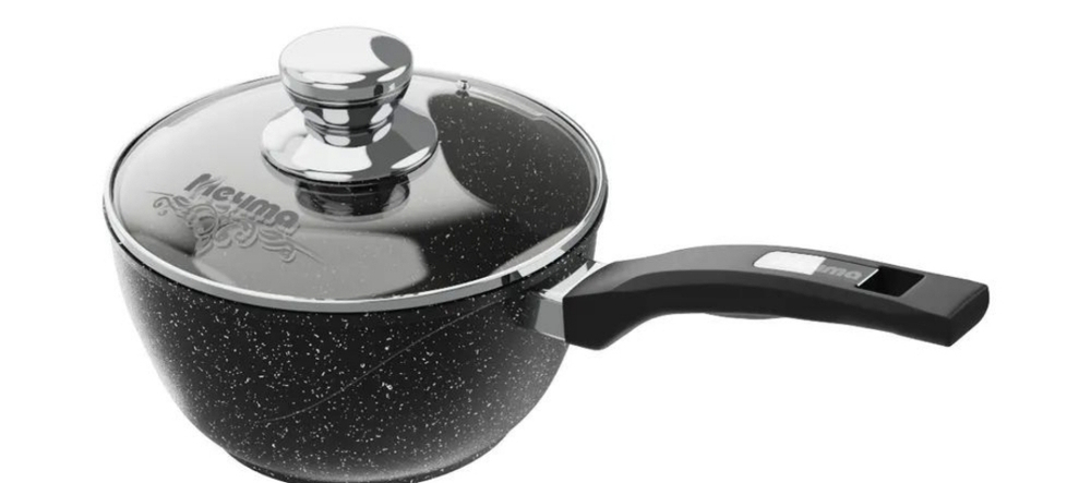 ковш 1,7л с АП Гранит black