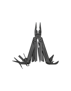 Мультитул Leatherman Wave Plus Black, 18 функций, черный, нейлоновый чехол