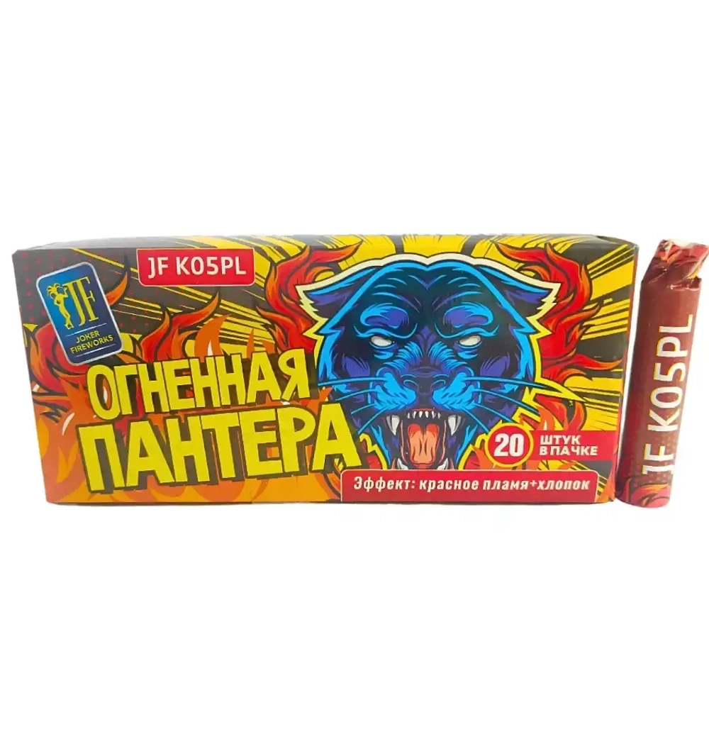 Петарды 'Огненная пантера' (арт: JFK05PL) от Joker Fireworks в упаковке по 20 штук
