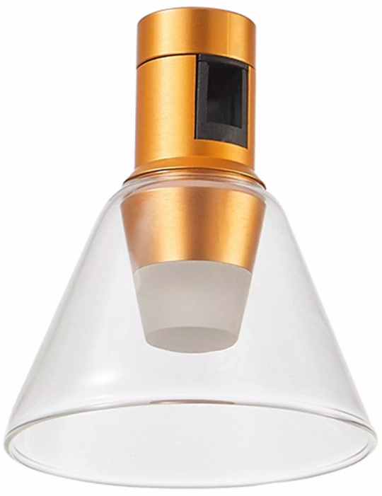 ST814.206.03 Магнитный трековый светильник FARM Золотистый LED 1*3W 3000K 89Lm Ra90 120 IP20 D90xH102 24V