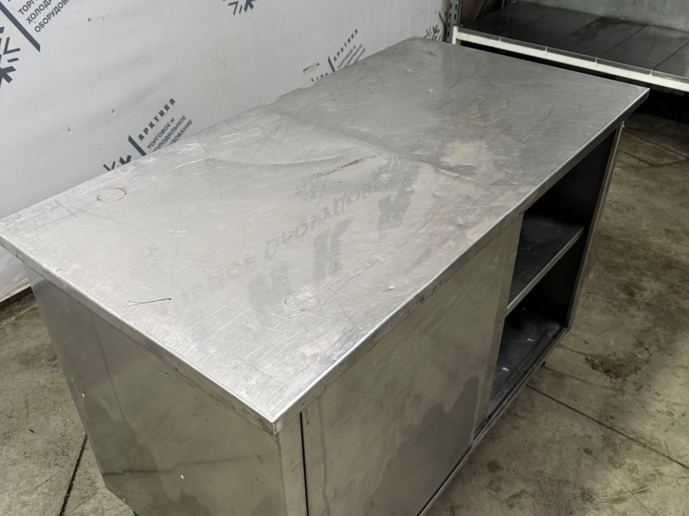 Стол-купе из нержавеющей стали 1200х630х860 без борта