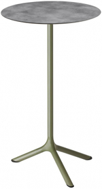 Стол ламинированный барный Scab Design Tripe, оливковый, цементный
