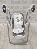 Стульчик для кормления-электрокачели Sweet Baby Amulete Grey
