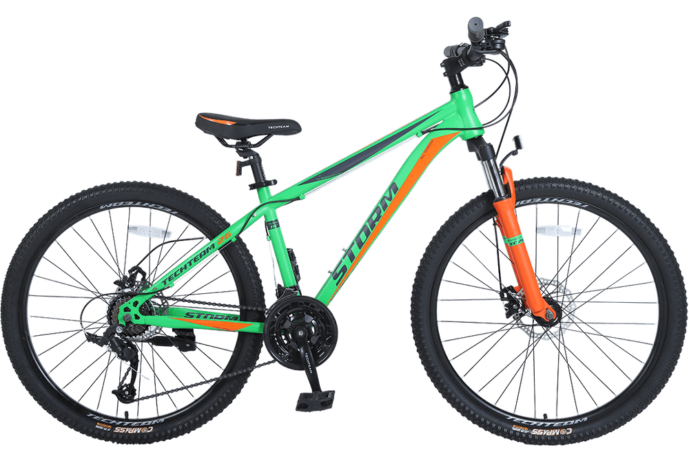 Велосипед TechTeam Storm 26"х15" зеленый 2021