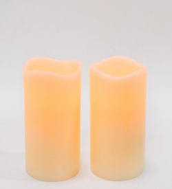 Bright LED-09 Набор светодиодных свечей (2шт.) с таймером