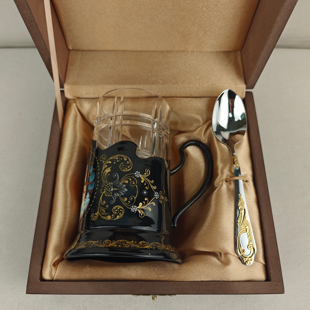 Чайный набор "По-щучьему веленью" (Ручная роспись Палех)