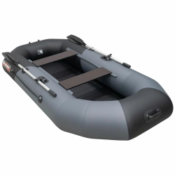 Лодка Таймень NX 270, 2700*1300*360 мм., цвет графит - черный