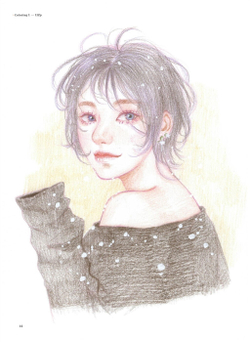 Pretty Girl. Coloring Book