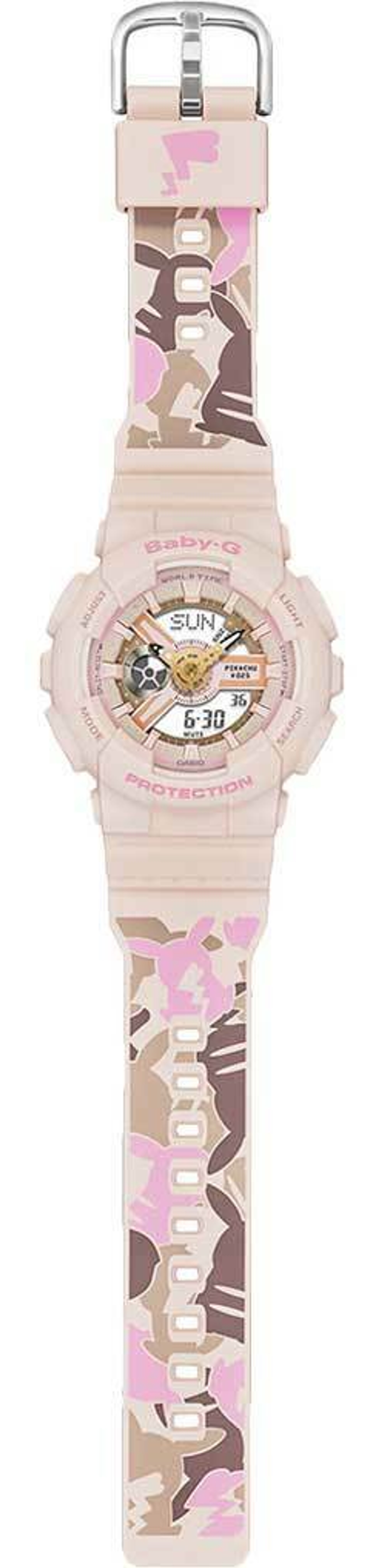 Японские наручные часы Casio Baby-G BA-110PKC-4AER с хронографом