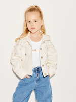 Куртка DROPS VELVET CHILD, белый