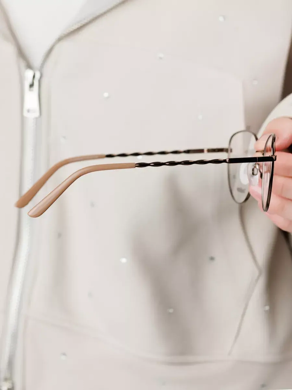 Оправа для очков для зрения металлическая брендовая