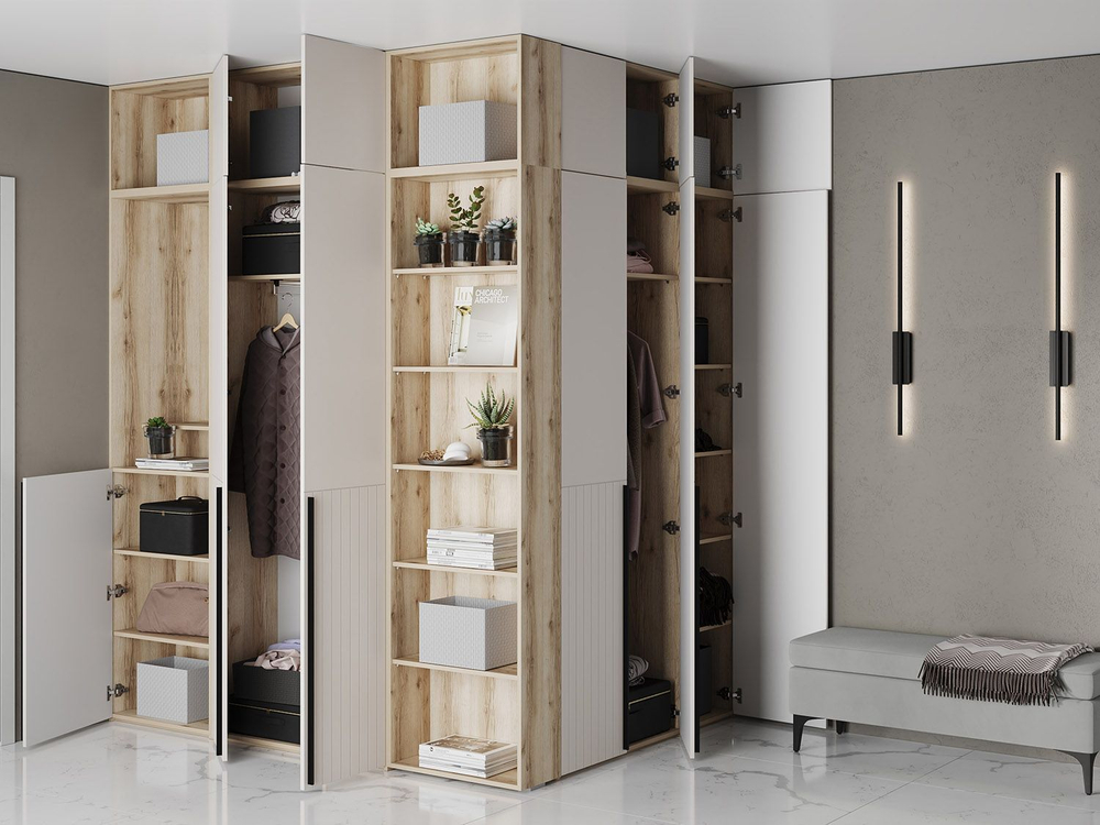 Прихожая Арден 2 Дуб Делано / Сантьяго софт