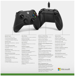 Геймпад Microsoft Xbox Series + USB-C кабель, Carbon Black