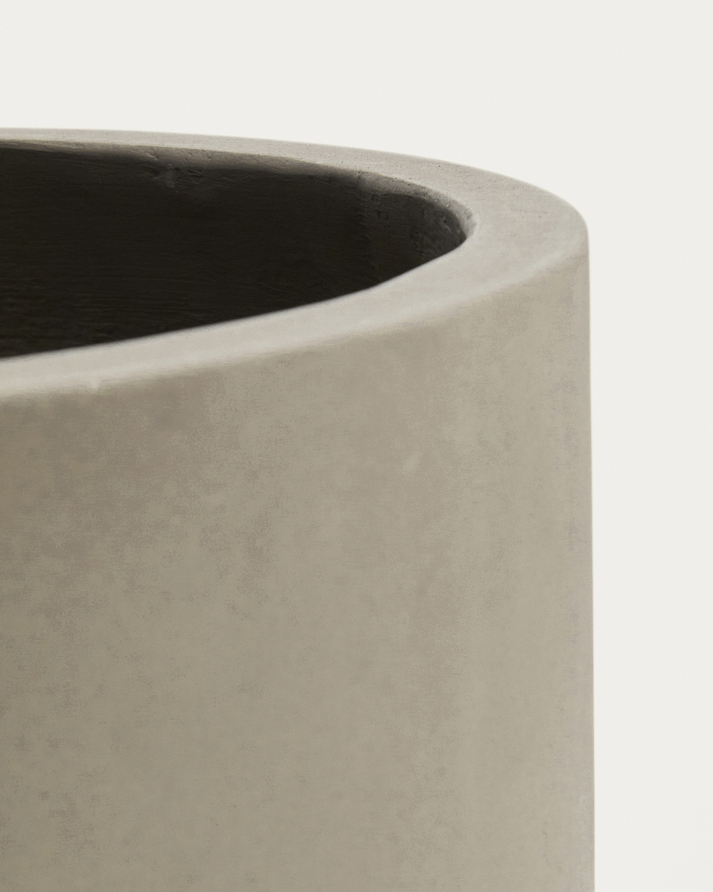 Кашпо Aiguablava из серого цемента Ø 42см