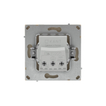 Розетка силовая, 2P+E, с з/ш, KANT, ванильный марципан