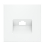 Накладка для розетки компьютерной RJ45 кат.6, S70 (белый матовый)