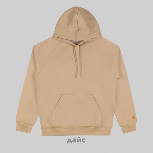 Толстовка мужская Carhartt WIP Hooded Chase Sweatshirt артикул:I033661_sable - купить в магазине Дайс