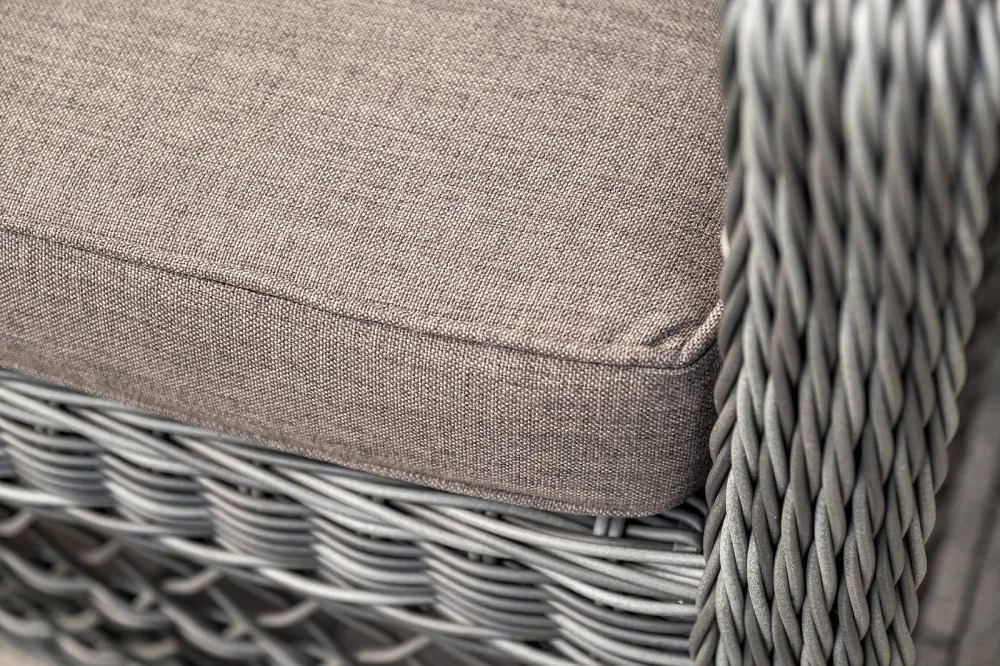 "Гранд Латте" лаунж-зона из искусственного ротанга, цвет графит