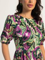 Платье Очарование лета (зелено-фиолетовое) П16065-45М LT Collection